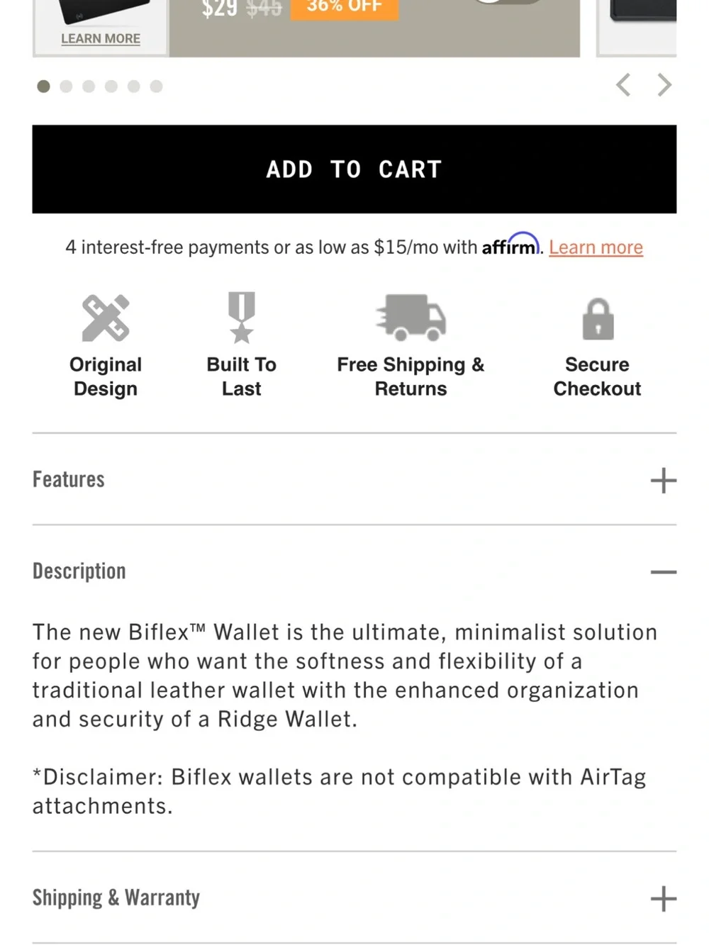 Ridge wallet-NEW